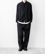 画像をギャラリービューアに読み込む, INTÉRIM - インテリムのSILK NOIL OPEN COLLAR OVER SHIRT JACKETのBLACK公式通販サイトsession福岡セレクトショップ
