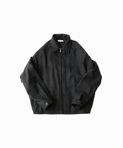 INTÉRIM/インテリム】 SILK LINEN HYPER BIG SHORT DRIZZLER JACKET