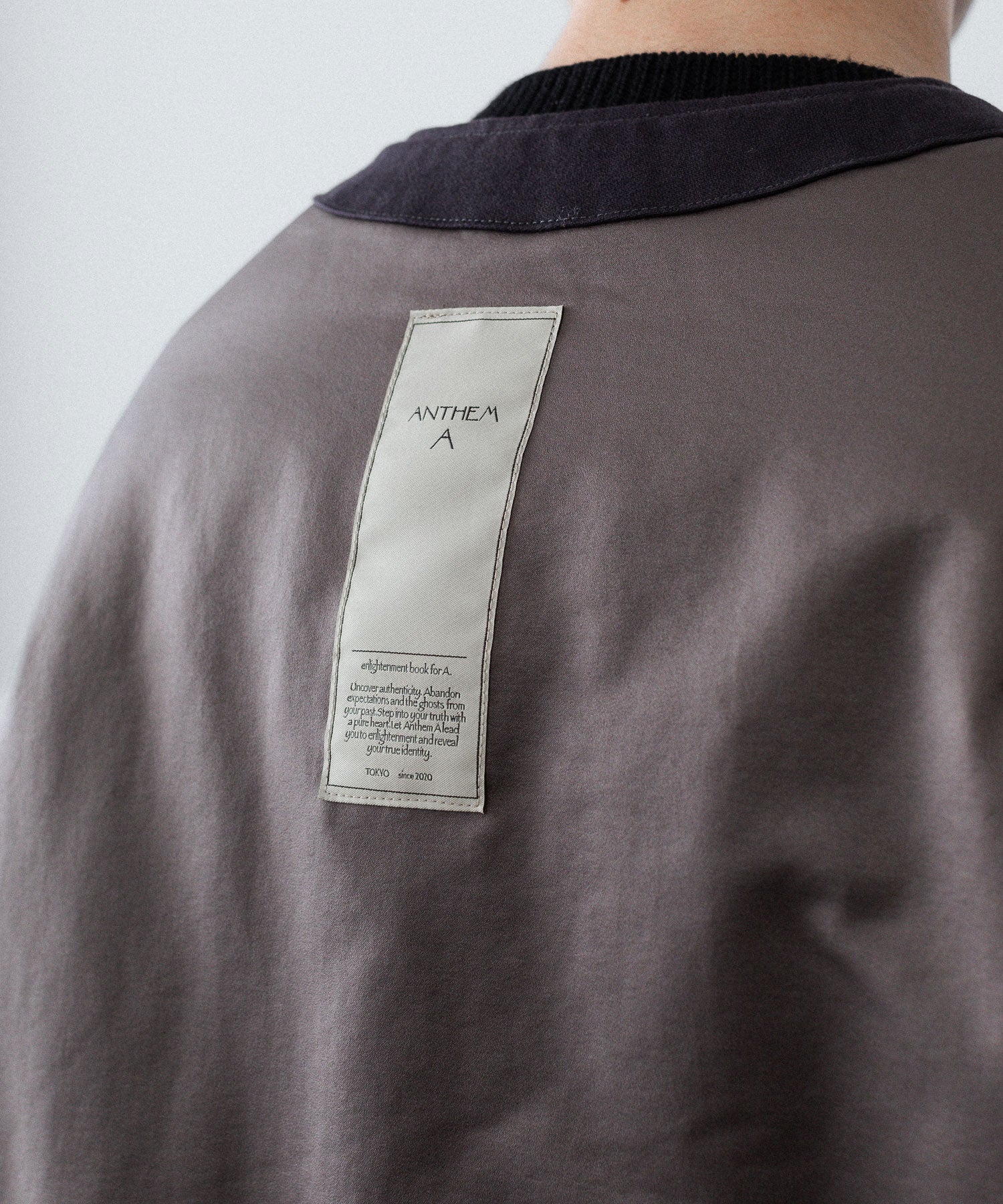 ANTHEM A-アンセムエーのPIGMENT AND DYE PUFFER MILITARY BLOUSONのDUSTY BLACK公式通販サイトsession福岡セレクトショップ