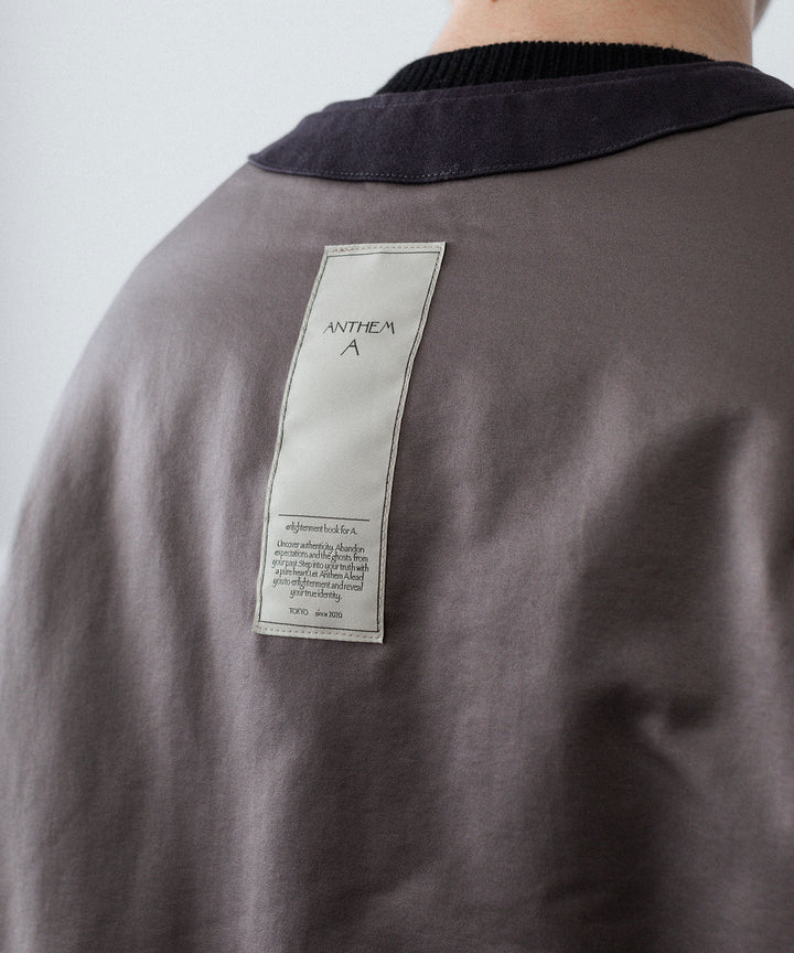 ANTHEM A-アンセムエーのPIGMENT AND DYE PUFFER MILITARY BLOUSONのDUSTY BLACK公式通販サイトsession福岡セレクトショップ