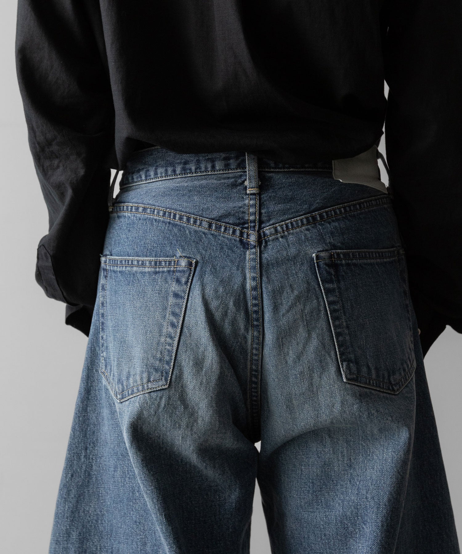 ssstein(シュタイン)のDEFORMATION WIDE VINTAGE DENIM JEANS - INDIGOの公式通販サイトsession福岡セレクトショップ