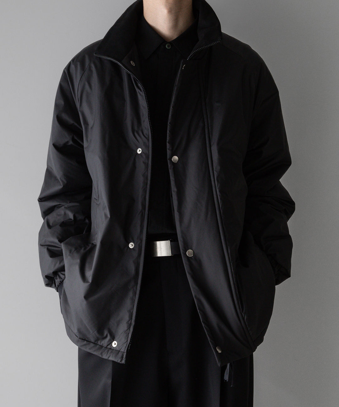 stein(シュタイン)の24SSコレクションPADDED BLOUSONのBLACK公式通販サイトsession福岡セレクトショップ