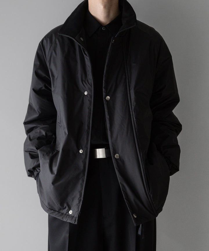 stein(シュタイン)の24SSコレクションPADDED BLOUSONのBLACK公式通販サイトsession福岡セレクトショップ