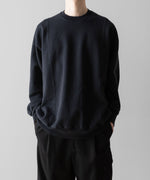 画像をギャラリービューアに読み込む, ssstein(シュタイン)のUNTWISTED YARN FADE SWEAT LS - DARK NAVYの公式通販サイトsession福岡セレクトショップ

