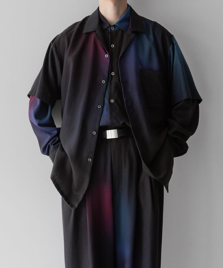【ssstein】TENCEL WIDE EASY TROUSERS - GRADATION