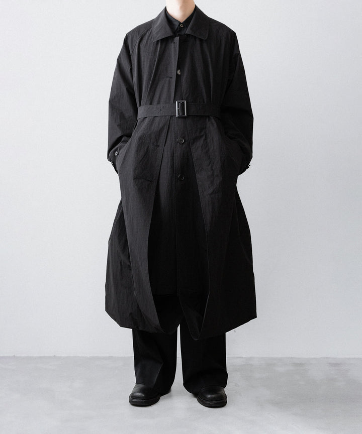 ssstein(シュタイン)のOVERSIZED LAYERED COMBINATION COAT - BLACKの公式通販サイトsession福岡セレクトショップ