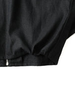 画像をギャラリービューアに読み込む, INTÉRIM - インテリムのSILK LINEN HYPER BIG SHORT DRIZZLER JACKETのBLACK公式通販サイトsession福岡セレクトショップ
