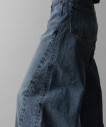 画像をギャラリービューアに読み込む, ssstein(シュタイン)のDEFORMATION WIDE VINTAGE DENIM JEANS - INDIGOの公式通販サイトsession福岡セレクトショップ
