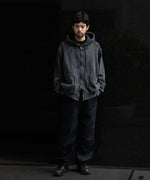 画像をギャラリービューアに読み込む, VEIN ヴェインのCO SWEAT DISTRESSED ZIP UP HOODIE - X.BLACKの公式通販サイトsession福岡セレクトショップ
