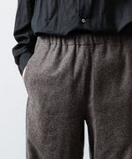 画像をギャラリービューアに読み込む, ssstein(シュタイン)のWOOL/CASHMERE FLEECE EASY TWIST TROUSERS - GREY BROWNの公式通販サイトsession福岡セレクトショップ
