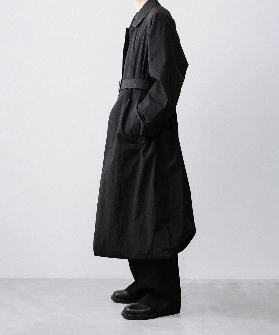 ssstein(シュタイン)のOVERSIZED LAYERED COMBINATION COAT - BLACKの公式通販サイトsession福岡セレクトショップ