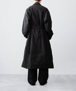 画像をギャラリービューアに読み込む, ssstein(シュタイン)のOVERSIZED LAYERED COMBINATION COAT - BLACKの公式通販サイトsession福岡セレクトショップ
