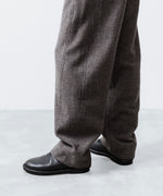 画像をギャラリービューアに読み込む, ssstein(シュタイン)のWOOL/CASHMERE FLEECE EASY TWIST TROUSERS - GREY BROWNの公式通販サイトsession福岡セレクトショップ
