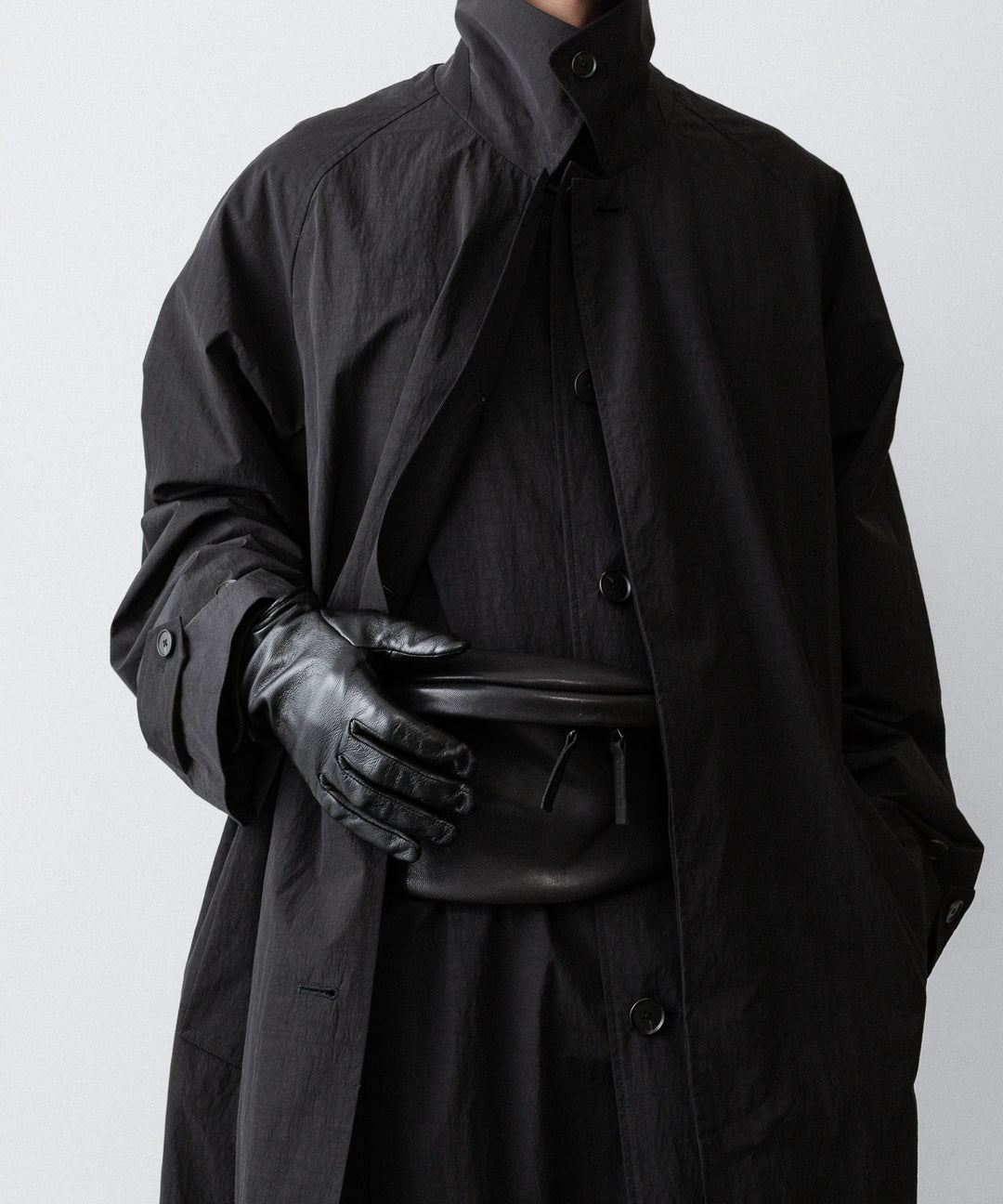 ssstein(シュタイン)のOVERSIZED LAYERED COMBINATION COAT - BLACKの公式通販サイトsession福岡セレクトショップ