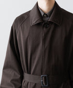 画像をギャラリービューアに読み込む, ssstein(シュタイン)のOVERSIZED LAYERED COMBINATION COAT - DARK BROWNの公式通販サイトsession福岡セレクトショップ
