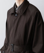 画像をギャラリービューアに読み込む, ssstein(シュタイン)のOVERSIZED LAYERED COMBINATION COAT - DARK BROWNの公式通販サイトsession福岡セレクトショップ
