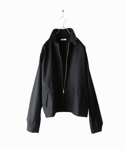 INTÉRIM/インテリム】 SILK LINEN HYPER BIG SHORT DRIZZLER JACKET