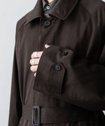 画像をギャラリービューアに読み込む, ssstein(シュタイン)のOVERSIZED LAYERED COMBINATION COAT - DARK BROWNの公式通販サイトsession福岡セレクトショップ
