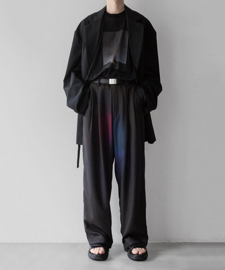 【ssstein】TENCEL WIDE EASY TROUSERS - GRADATION