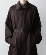 画像をギャラリービューアに読み込む, ssstein(シュタイン)のOVERSIZED LAYERED COMBINATION COAT - DARK BROWNの公式通販サイトsession福岡セレクトショップ
