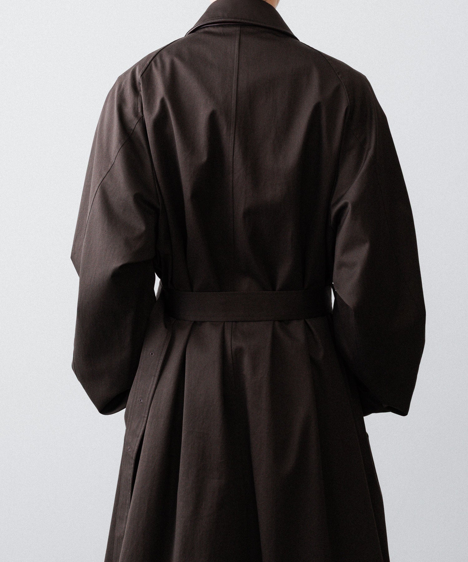 ssstein(シュタイン)のOVERSIZED LAYERED COMBINATION COAT - DARK BROWNの公式通販サイトsession福岡セレクトショップ