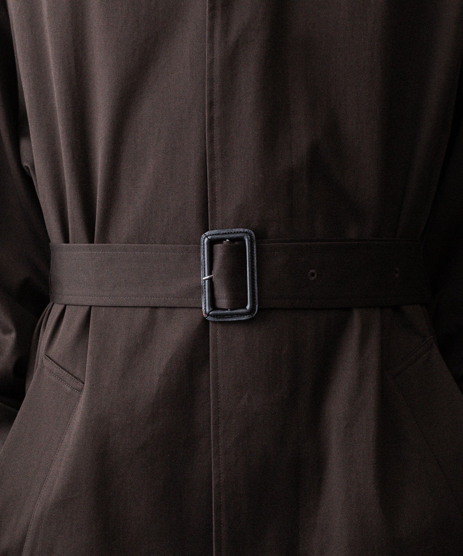 ssstein(シュタイン)のOVERSIZED LAYERED COMBINATION COAT - DARK BROWNの公式通販サイトsession福岡セレクトショップ