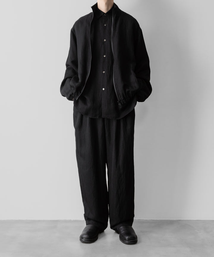 ssstein(シュタイン)のVIS/LI TWILL WIDE EASY TROUSERS - BLACKの公式通販サイトsession福岡セレクトショップ