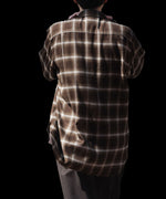 画像をギャラリービューアに読み込む, ssstein(シュタイン)のLY/VIS CHECK OVERSIZED LS SHIRT - BROWN OMBREの公式通販サイトsession福岡セレクトショップ
