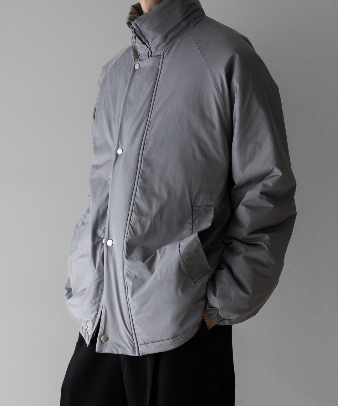 stein(シュタイン)の24SSコレクションPADDED BLOUSONのGREY公式通販サイトsession福岡セレクトショップ