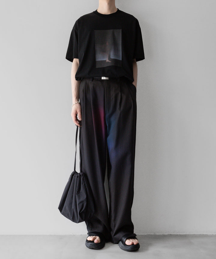 【ssstein】TENCEL WIDE EASY TROUSERS - GRADATION