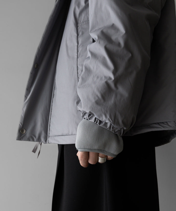 stein(シュタイン)の24SSコレクションPADDED BLOUSONのGREY公式通販サイトsession福岡セレクトショップ