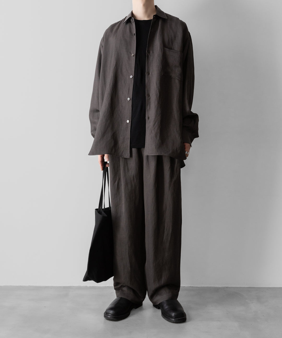 ssstein(シュタイン)のVIS/LI TWILL WIDE EASY TROUSERS - KHAKIの公式通販サイトsession福岡セレクトショップ