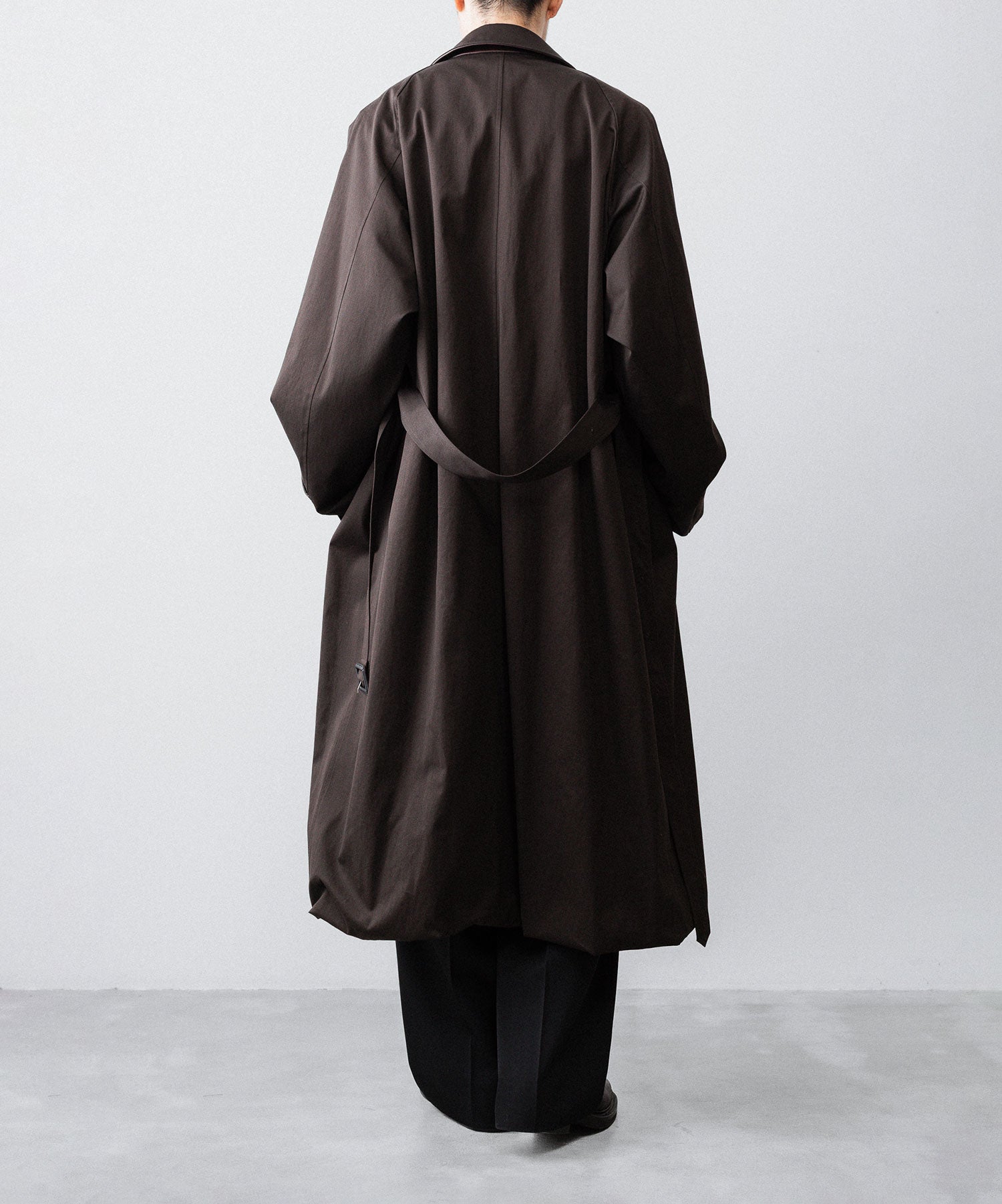 ssstein(シュタイン)のOVERSIZED LAYERED COMBINATION COAT - DARK BROWNの公式通販サイトsession福岡セレクトショップ