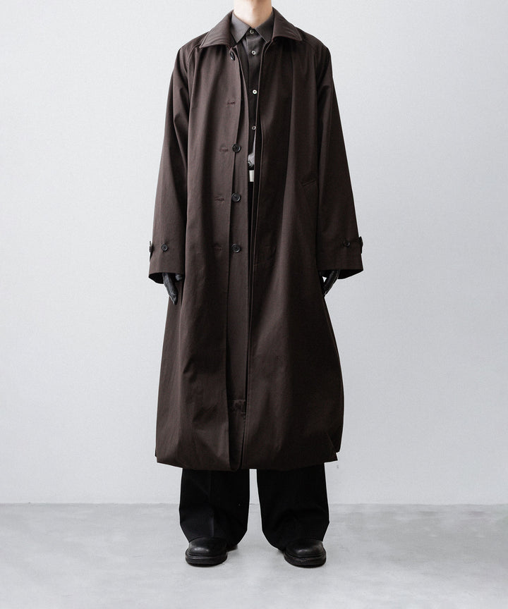 ssstein(シュタイン)のOVERSIZED LAYERED COMBINATION COAT - DARK BROWNの公式通販サイトsession福岡セレクトショップ