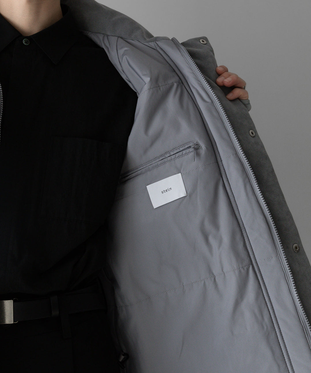 stein(シュタイン)の24SSコレクションPADDED BLOUSONのGREY公式通販サイトsession福岡セレクトショップ