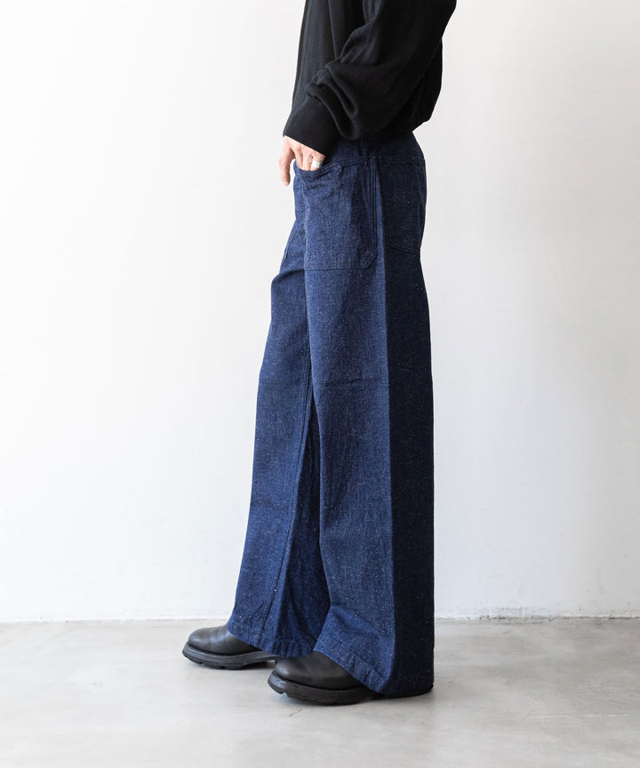 【INTÉRIM】インテリムの巻きパンツ 1940’s WW2 US.NAVY SELVEDGE NEP DENIM TROSER - NEP NAVY