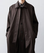 画像をギャラリービューアに読み込む, ssstein(シュタイン)のOVERSIZED LAYERED COMBINATION COAT - DARK BROWNの公式通販サイトsession福岡セレクトショップ
