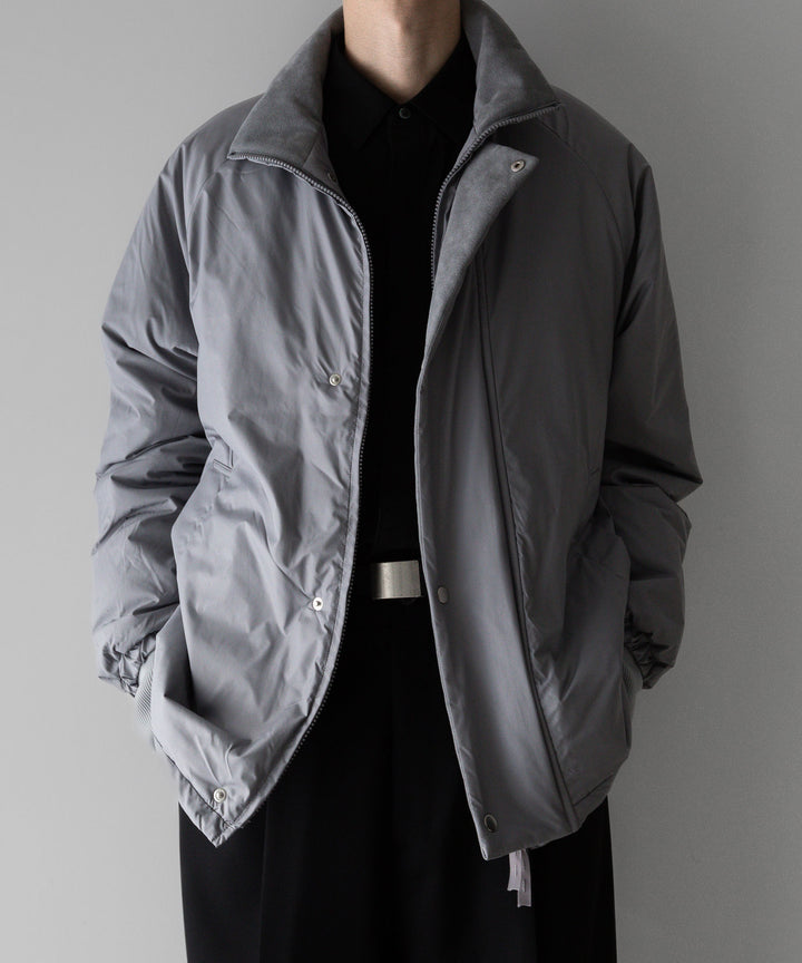 stein(シュタイン)の24SSコレクションPADDED BLOUSONのGREY公式通販サイトsession福岡セレクトショップ