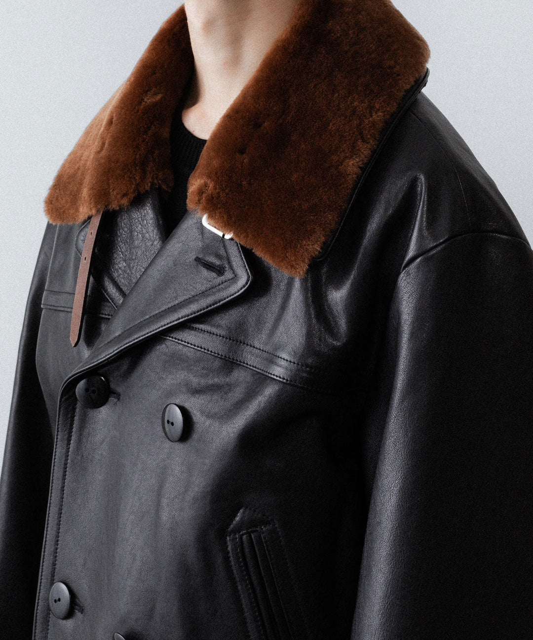 【ANTHEM A】LAMB LEATHER TROMPE L&