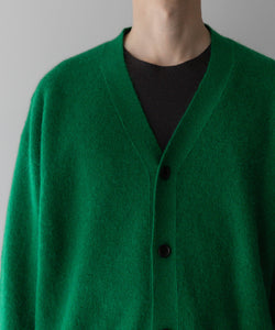 stein(シュタイン)のEXTRA FINE KID MOHAIR CARDIGANのGREEN 公式通販サイト session福岡セレクトショップ