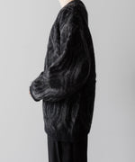 画像をギャラリービューアに読み込む, 【ANTHEM A】ALPACA WOOL INTASIA KNIT PULLOVER - BLACK
