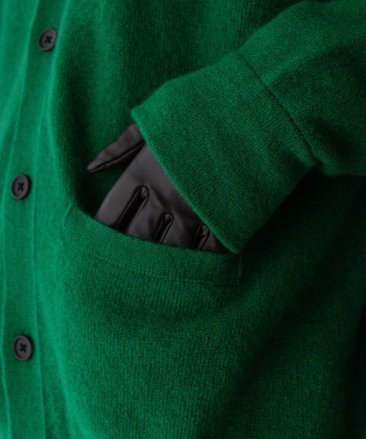 stein(シュタイン)のEXTRA FINE KID MOHAIR CARDIGANのGREEN 公式通販サイト session福岡セレクトショップ