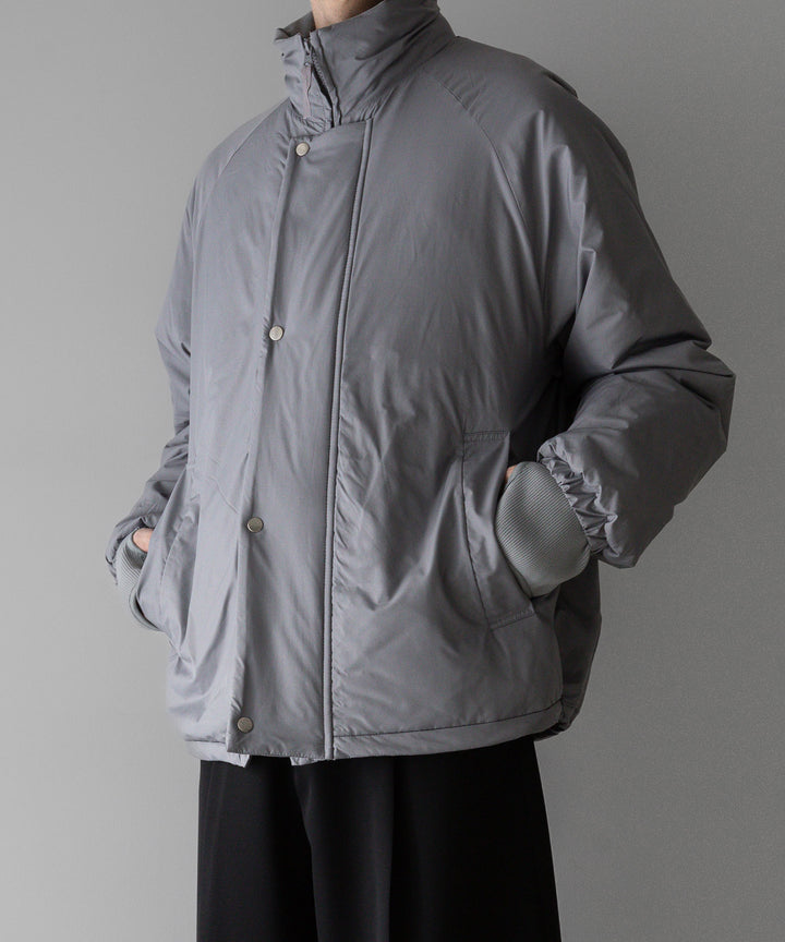 stein(シュタイン)の24SSコレクションPADDED BLOUSONのGREY公式通販サイトsession福岡セレクトショップ