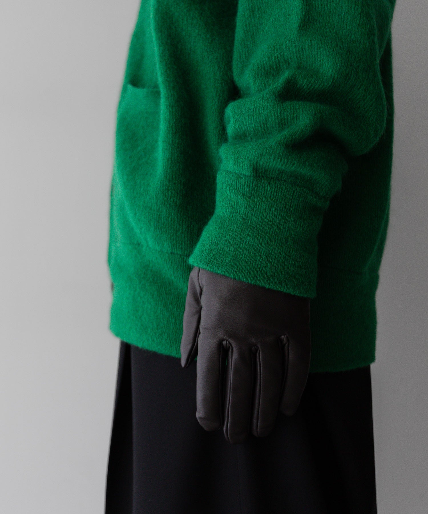 stein(シュタイン)のEXTRA FINE KID MOHAIR CARDIGANのGREEN 公式通販サイト session福岡セレクトショップ