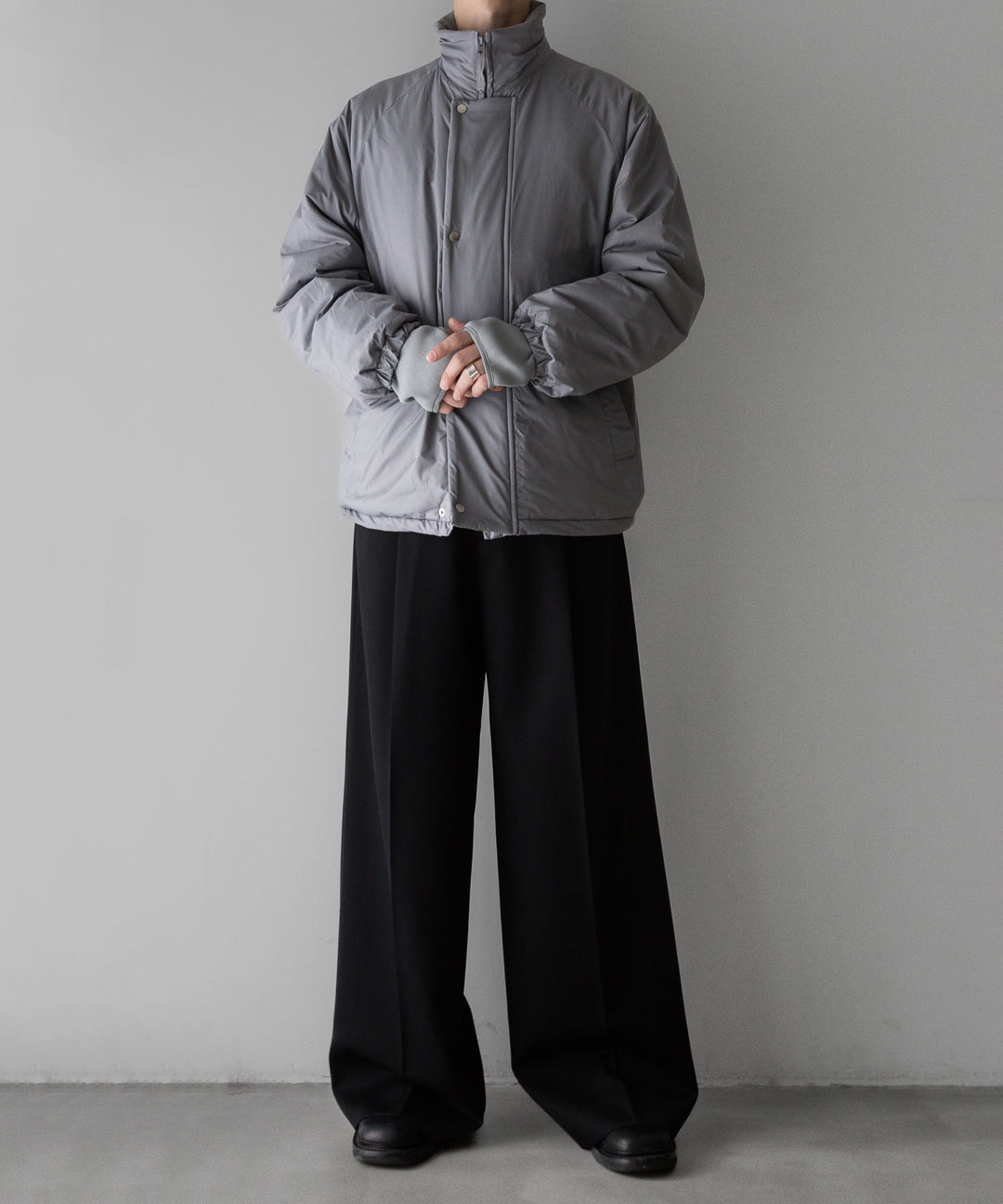 stein(シュタイン)の24SSコレクションPADDED BLOUSONのGREY公式通販サイトsession福岡セレクトショップ