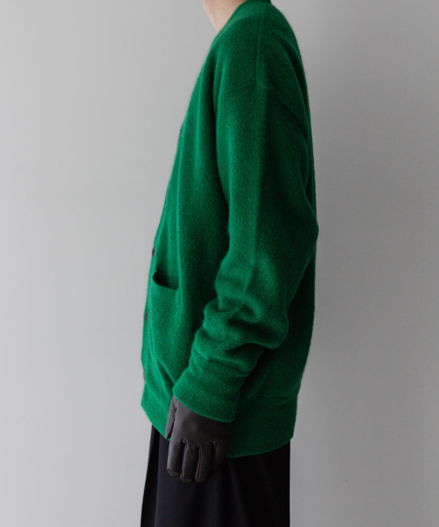 stein(シュタイン)のEXTRA FINE KID MOHAIR CARDIGANのGREEN 公式通販サイト session福岡セレクトショップ