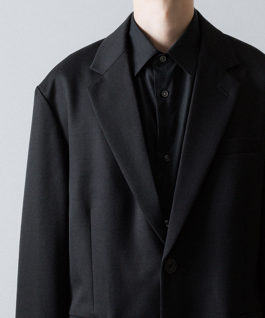 ssstein(シュタイン)のOVERSIZED SINGLE BREASTED JACKET - BLACKの公式通販サイトsession福岡セレクトショップ