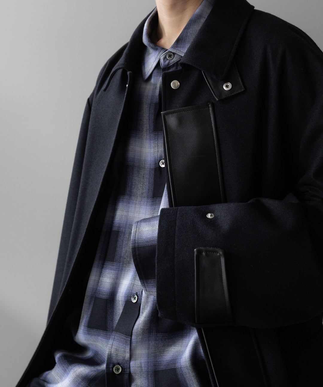 stein(シュタイン)の23AWコレクションOVERSIZED STANDARD SHIRTのPURPLE OMBRE