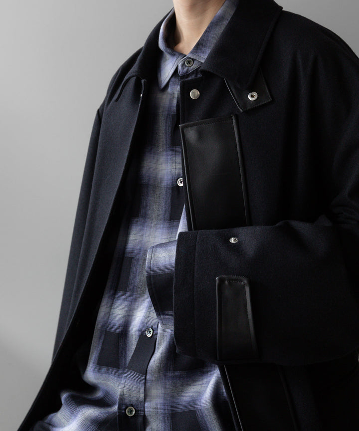 stein(シュタイン)の23AWコレクションOVERSIZED STANDARD SHIRTのPURPLE OMBRE