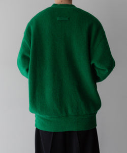 stein(シュタイン)のEXTRA FINE KID MOHAIR CARDIGANのGREEN 公式通販サイト session福岡セレクトショップ